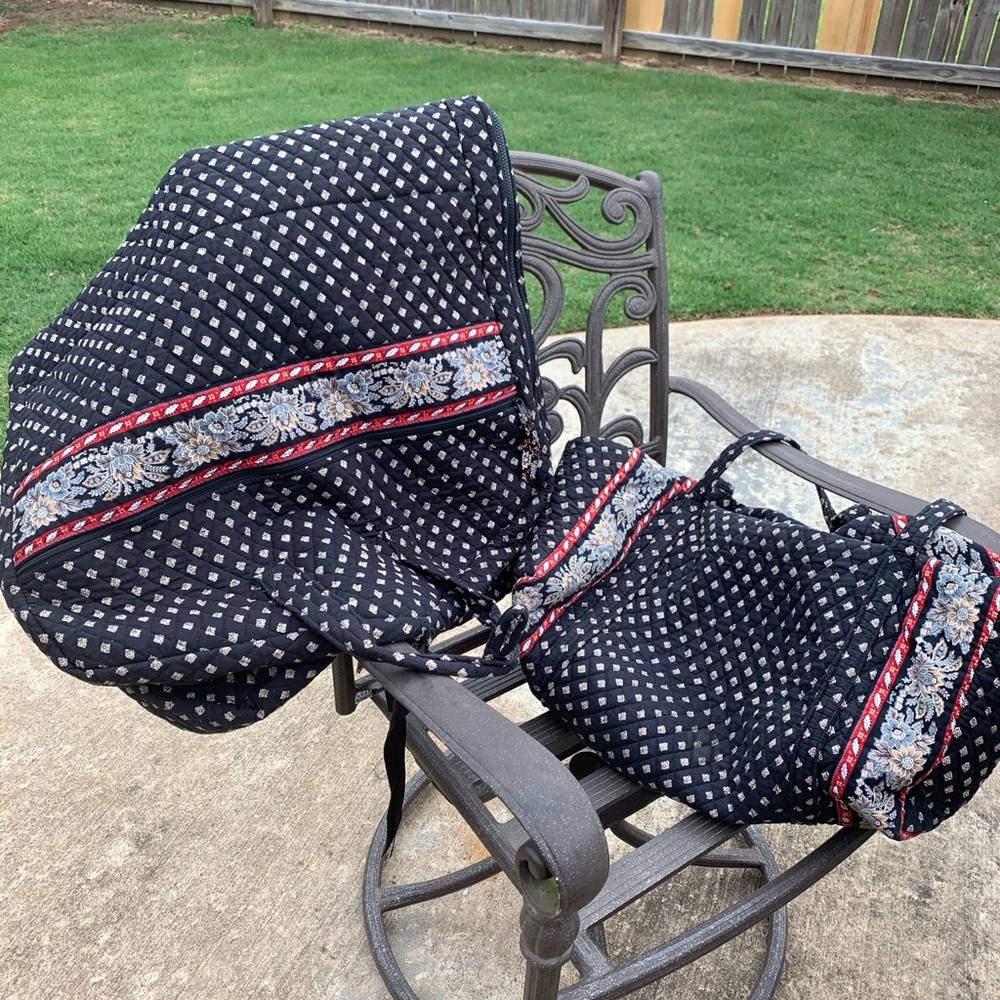 Vera Bradley Hanging Bag and Large Duffle Bag.